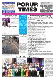 Porur Times epaper published on May.13