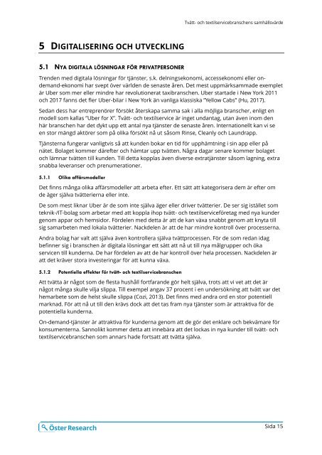 Tvätt- och textilservicebranschens samhällsvärde – Idag och imorgon