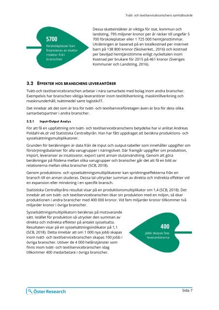 Tvätt- och textilservicebranschens samhällsvärde – Idag och imorgon