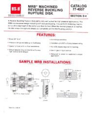 Brochure - BS&B Safety Systems