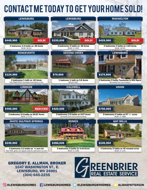 The WV Daily News Real Estate Showcase & More - May 2018