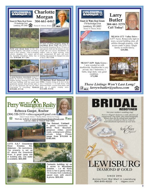 The WV Daily News Real Estate Showcase & More - May 2018
