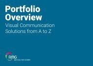 RMG Products and Services Portfolio Overview 