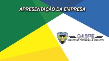 APRESENTAÇÃO DA GASPE