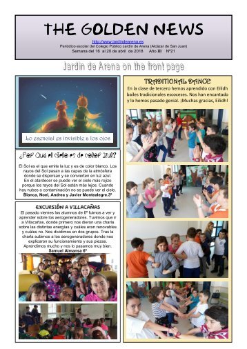 THE GOLDEN NEWS. Nº 21. 2017/2018