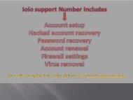 Iolo Support Number +1-844-210-3666 (Toll-Free)