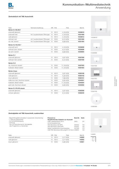 Berker Schalterprogramm