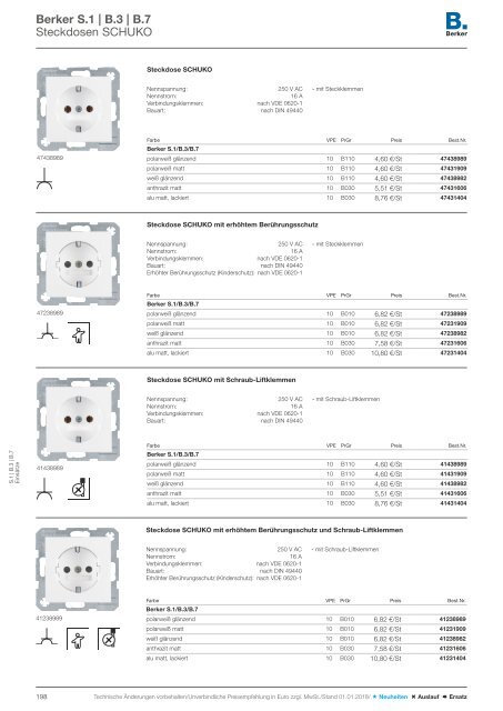 Berker Schalterprogramm