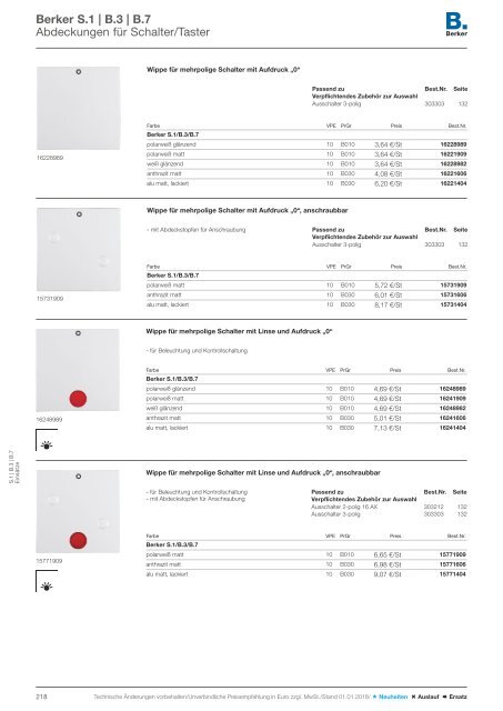 Berker Schalterprogramm