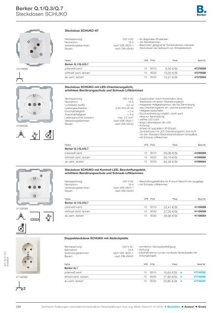 Berker Schalterprogramm