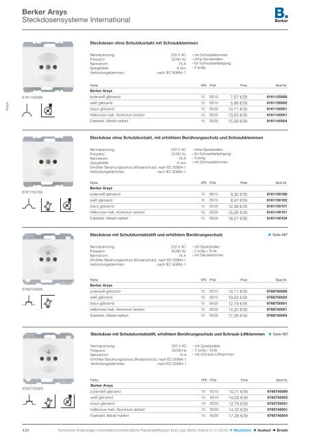 Berker Schalterprogramm