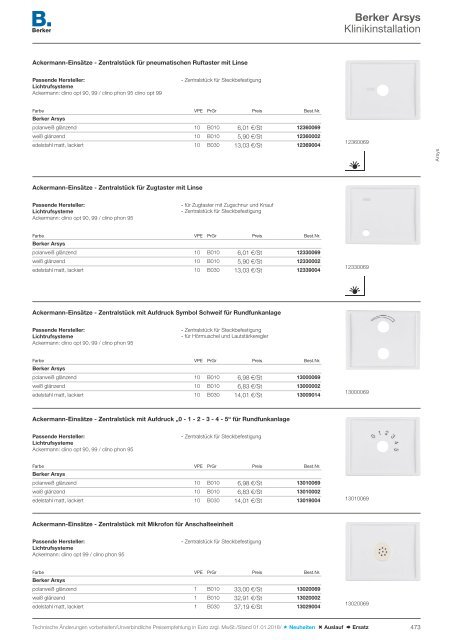 Berker Schalterprogramm