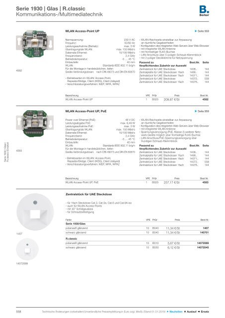 Berker Schalterprogramm