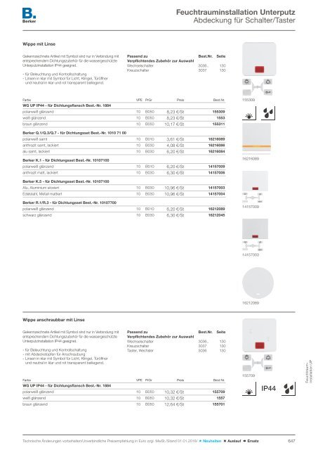 Berker Schalterprogramm