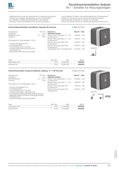 Berker Schalterprogramm