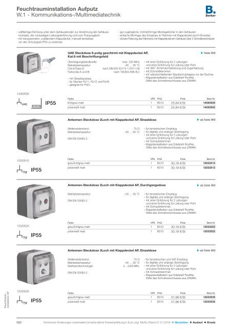 Berker Schalterprogramm