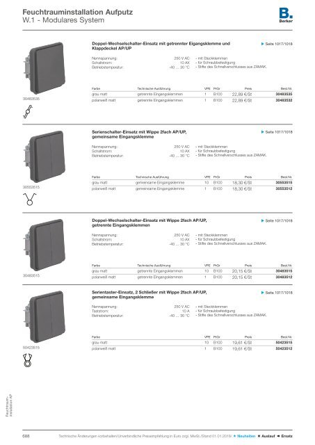 Berker Schalterprogramm