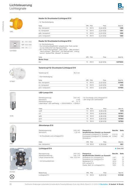 Berker Schalterprogramm