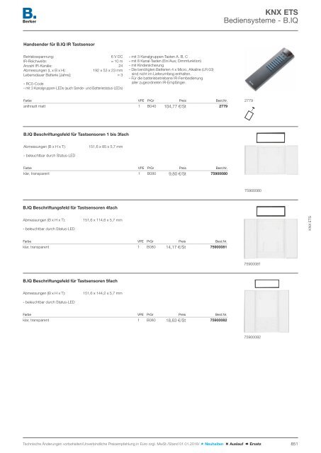 Berker Schalterprogramm