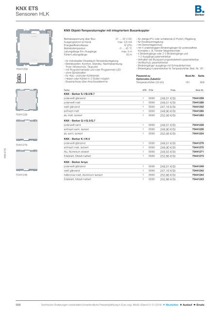 Berker Schalterprogramm