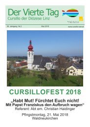 Cursillozeitung 2018 Mai