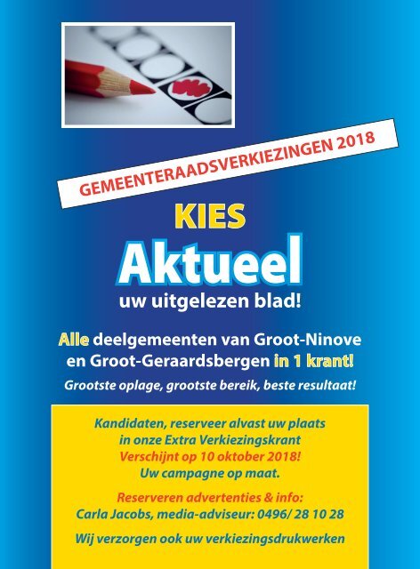 Editie Ninove 16 mei 2018