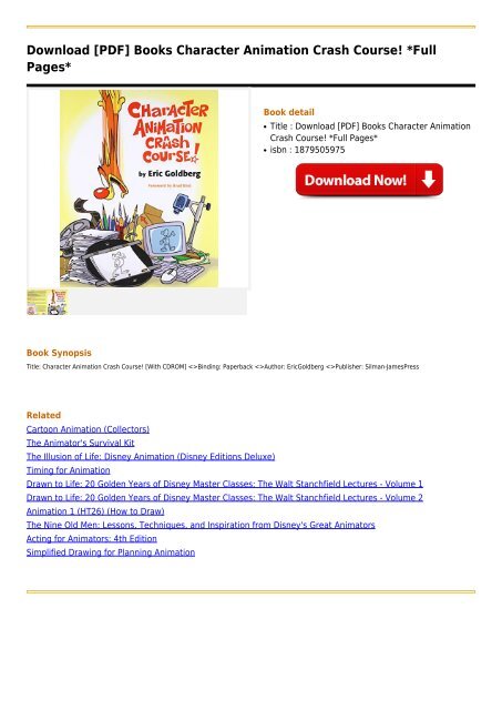 Character-Animation-Crash-Course Character-Animation-Crash-Course