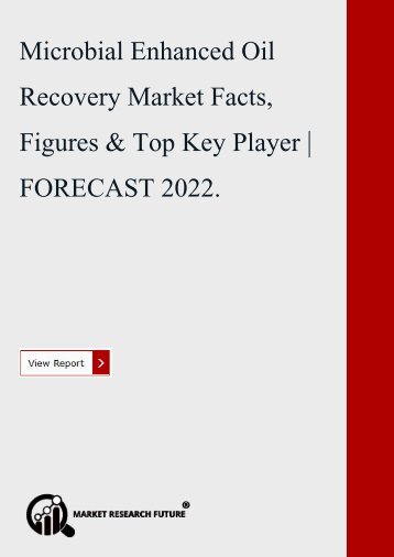 Microbial Enhanced Oil Recovery Market Facts, Figures & Top Key Player | FORECAST 2022.