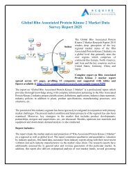 Rho Associated Protein Kinase 2 Market Research Report forecast 2018 to 2026