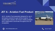 Jet A - Aviation Fuel Features & Specifications