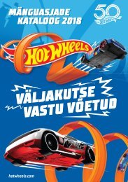 Hot Wheels kevadekataloog 2018