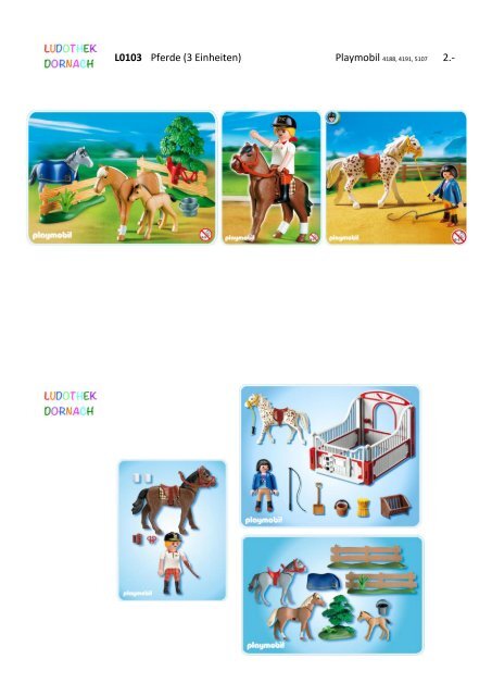 Playmobil Katalog