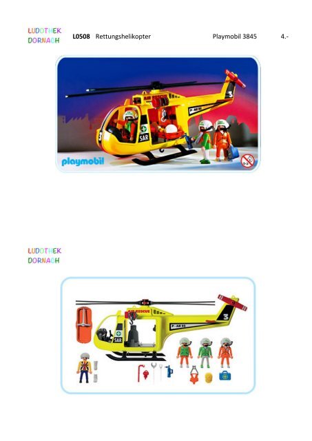 Playmobil Katalog