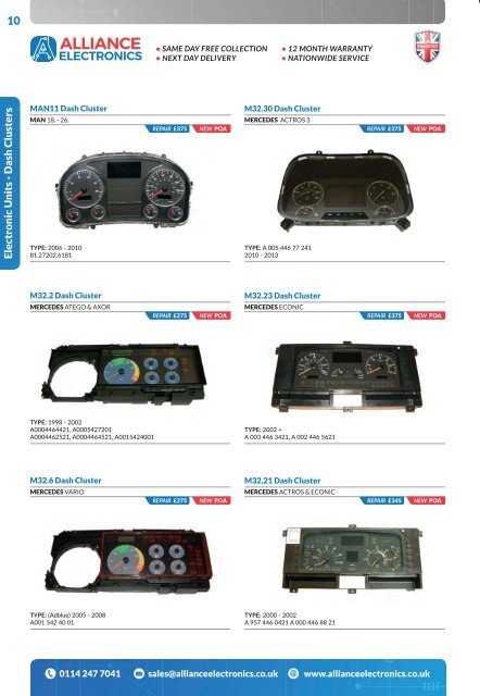 Alliance Electronics Ltd 2018 Truck Parts Catalogue (New Version)