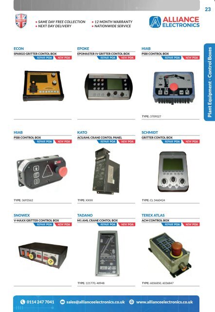 Alliance Electronics Ltd 2018 Truck Parts Catalogue (New Version)