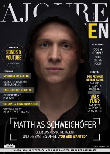 AJOURE´ Men Magazin Juni 2018