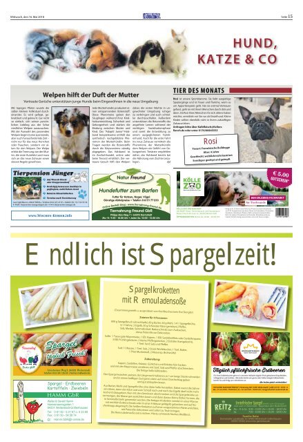 Wochen-Kurier 20/2017 - Lokalzeitung für Weiterstadt und Büttelborn