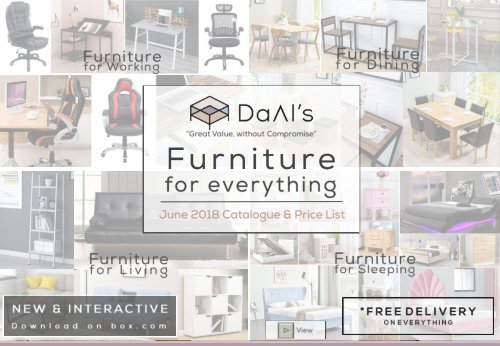Daal S Furniture For Everything June 2018 Catalogue