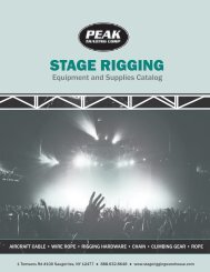 Stage Rigging Catalog