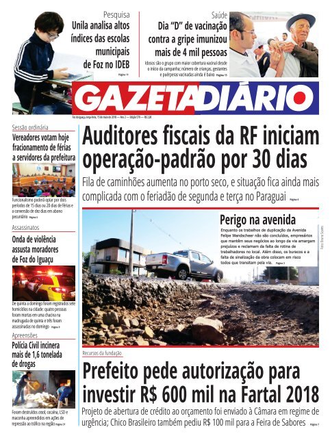 GAZETA DIARIO 579