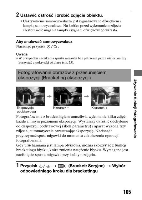 Sony DSLR-A450Y - DSLR-A450Y Consignes d&rsquo;utilisation Polonais