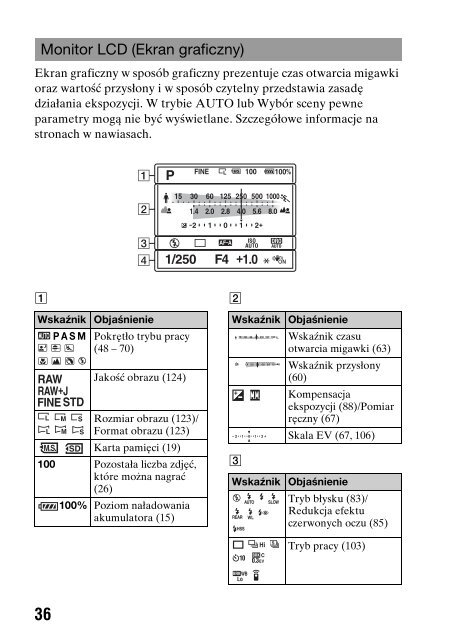 Sony DSLR-A450Y - DSLR-A450Y Consignes d&rsquo;utilisation Polonais