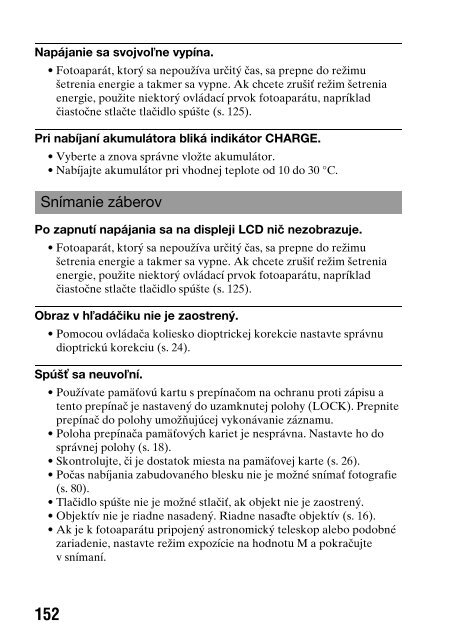 Sony DSLR-A450Y - DSLR-A450Y Consignes d&rsquo;utilisation Slovaque