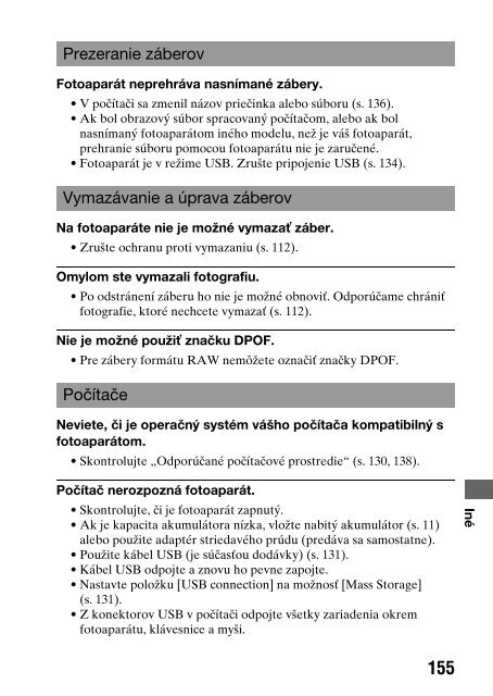 Sony DSLR-A450Y - DSLR-A450Y Consignes d&rsquo;utilisation Slovaque