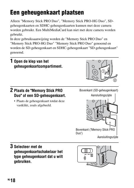 Sony DSLR-A450Y - DSLR-A450Y Consignes d&rsquo;utilisation N&eacute;erlandais