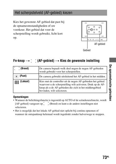 Sony DSLR-A450Y - DSLR-A450Y Consignes d&rsquo;utilisation N&eacute;erlandais