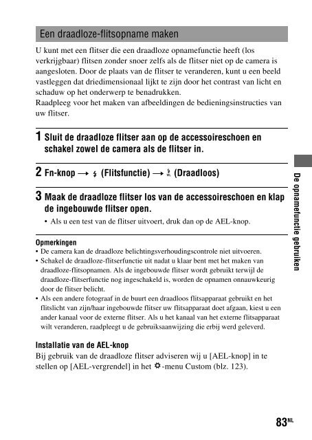 Sony DSLR-A450Y - DSLR-A450Y Consignes d&rsquo;utilisation N&eacute;erlandais