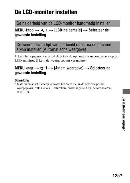 Sony DSLR-A450Y - DSLR-A450Y Consignes d&rsquo;utilisation N&eacute;erlandais