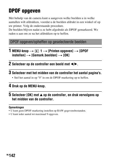 Sony DSLR-A450Y - DSLR-A450Y Consignes d&rsquo;utilisation N&eacute;erlandais