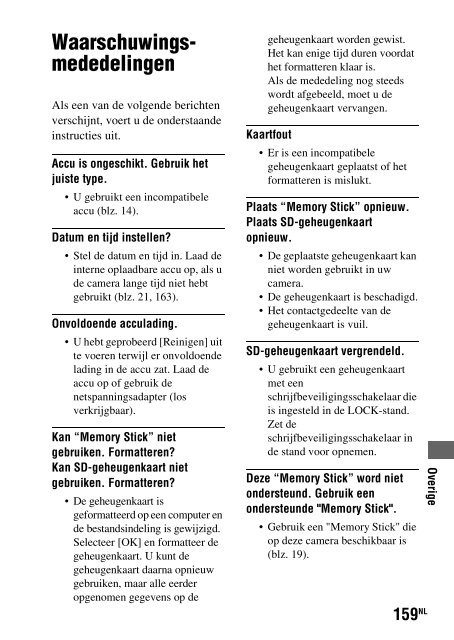 Sony DSLR-A450Y - DSLR-A450Y Consignes d&rsquo;utilisation N&eacute;erlandais